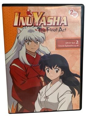 Inuyasha The Final Act 2 Disk Set Uncut Episodes 14-26 DVD